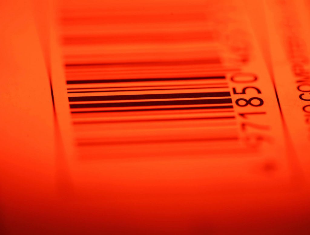 Stock photo of bar code