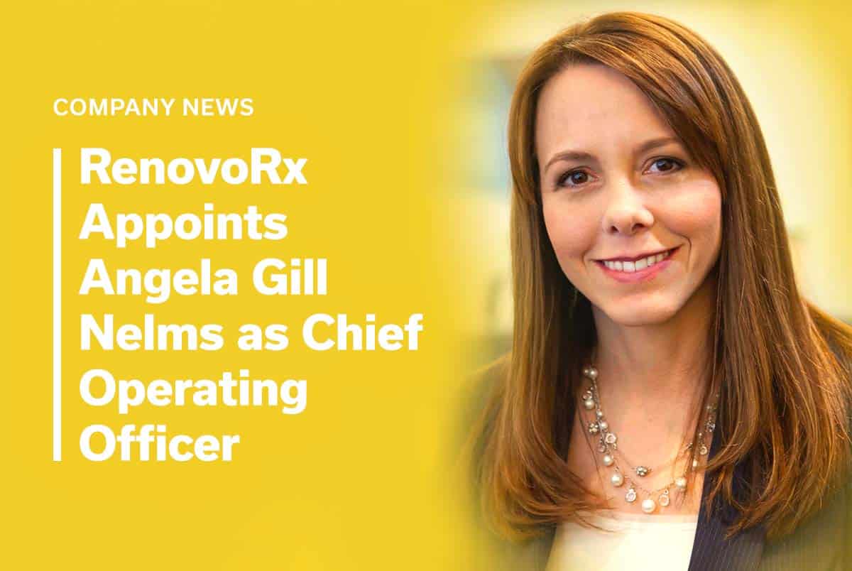 RenovoRx Appoints Angela Gill Nelms as Chief Operating Officer